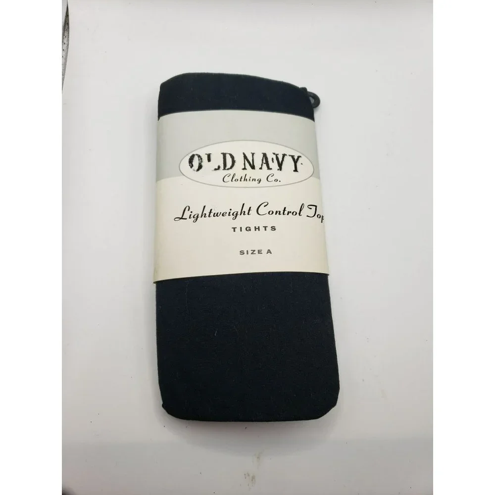 Old Navy Clothing Black Lightweight Control Top Tights‎ Size A